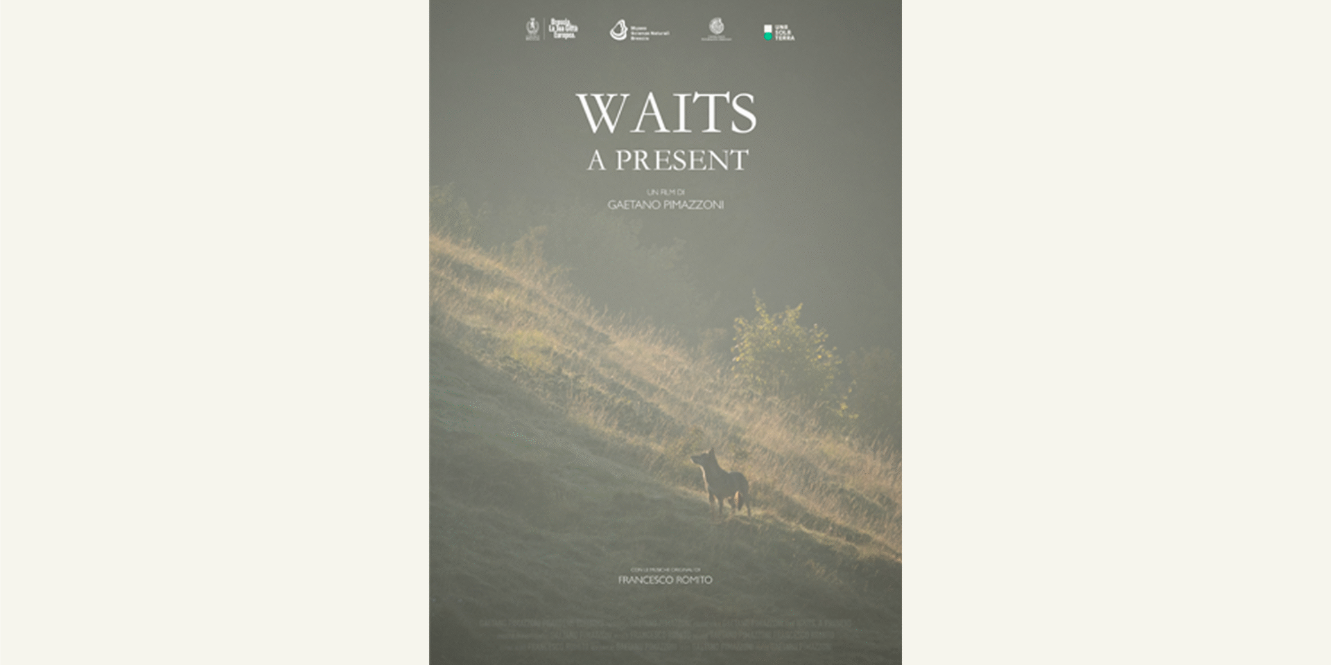 Locandina documetario “Waits. A present” di Gaetano Pimazzoni